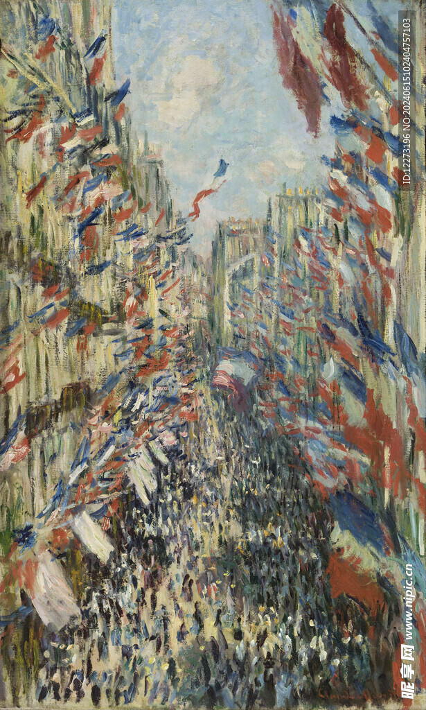 莫奈油画作品         