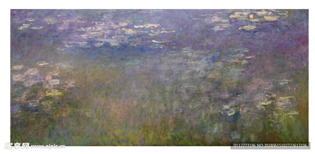 莫奈油画作品         