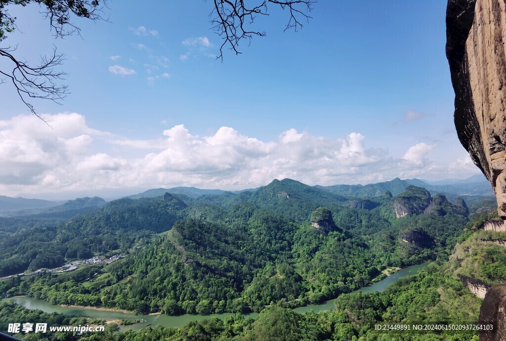 武夷山景区大王峰风景