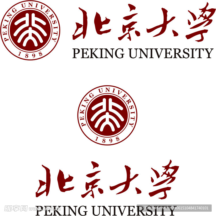 北京大学logo