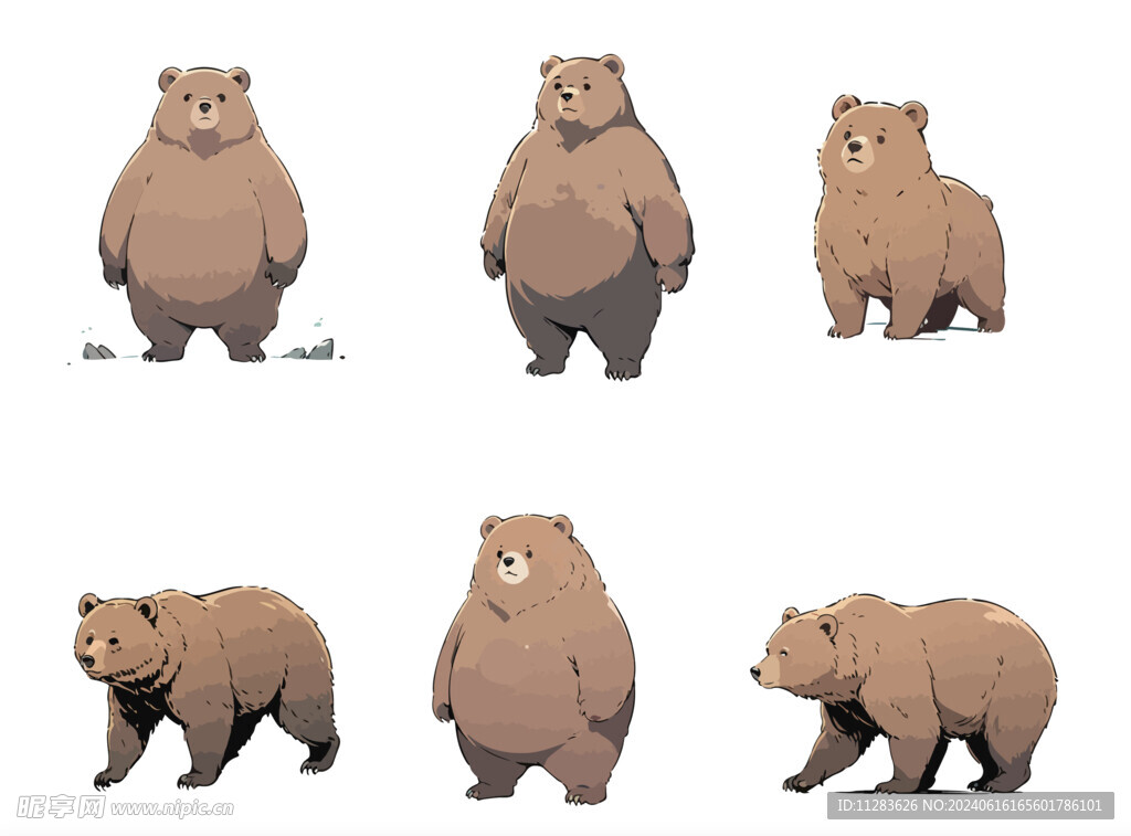 熊插画