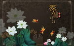 背景墙装饰画         