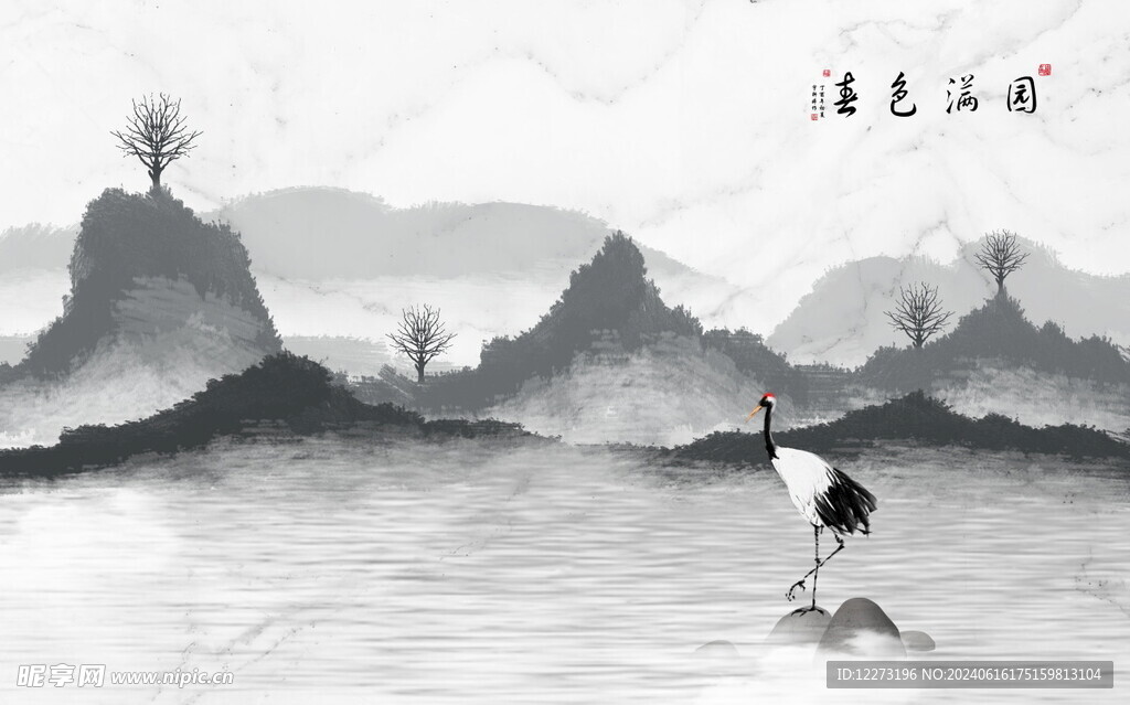 背景墙装饰画         