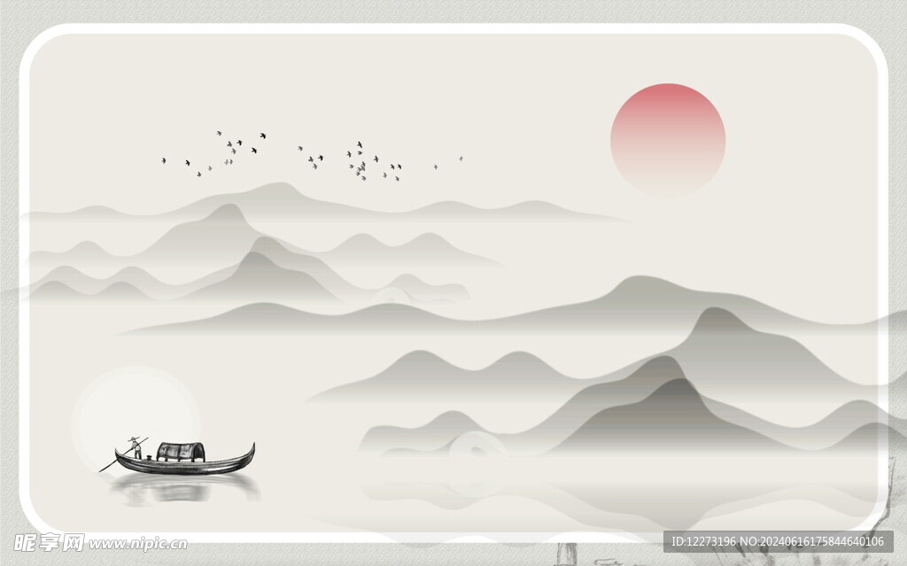 背景墙装饰画         