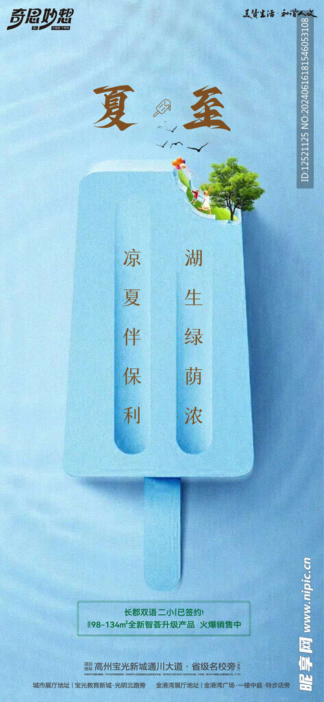 夏至节气海报