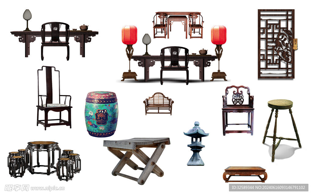 古典中式家具集合