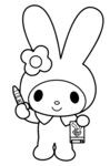 手绘卡通涂色  