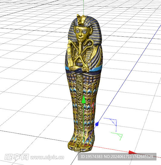C4D模型 埃及雕像