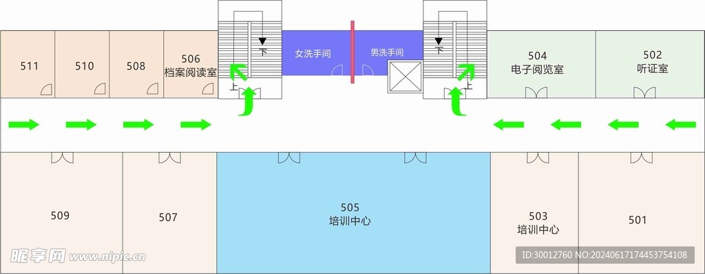 培训机构布置平面图