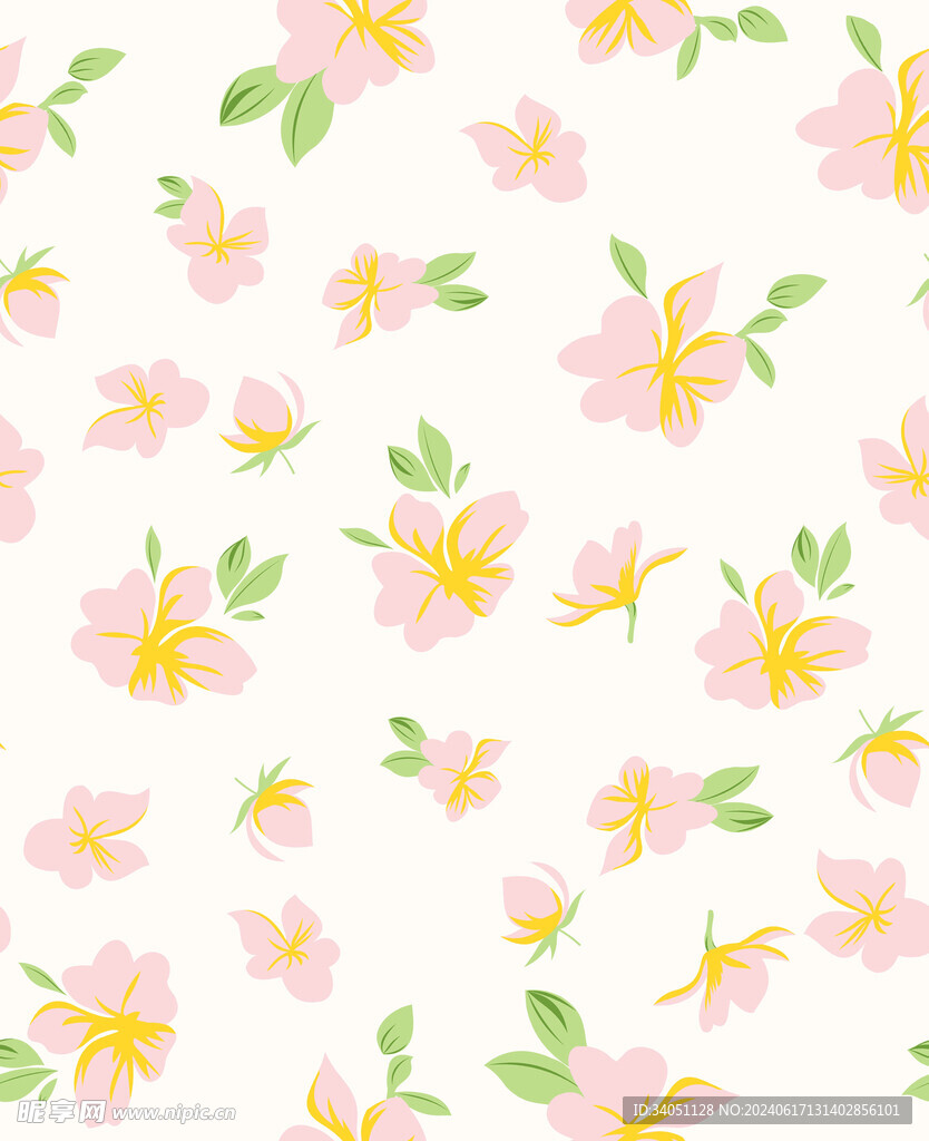 色块花