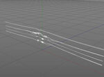 C4D模型 电线