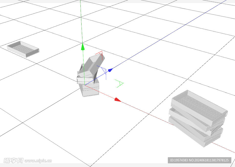 C4D模型 箱子