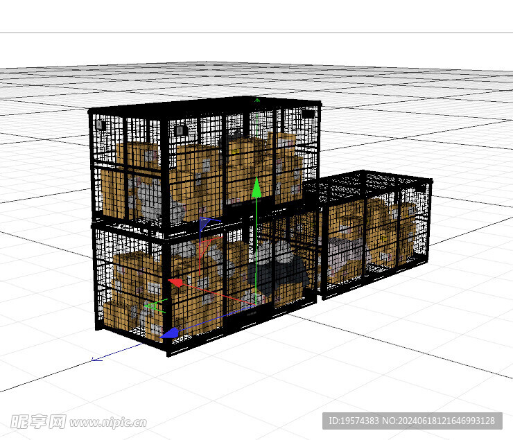 C4D模型 货物