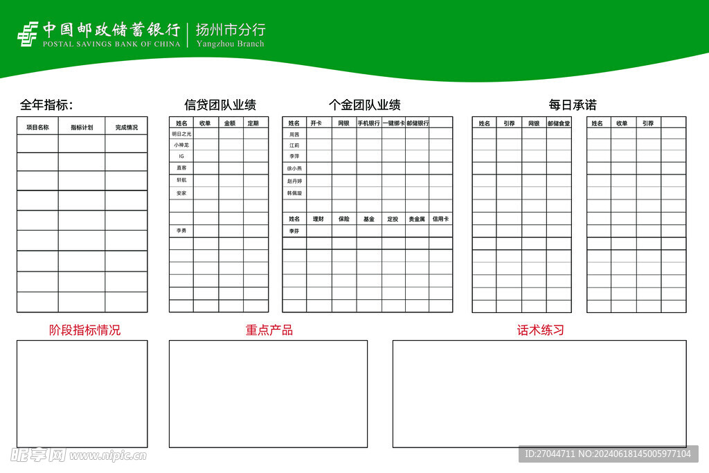 邮储银行公告栏