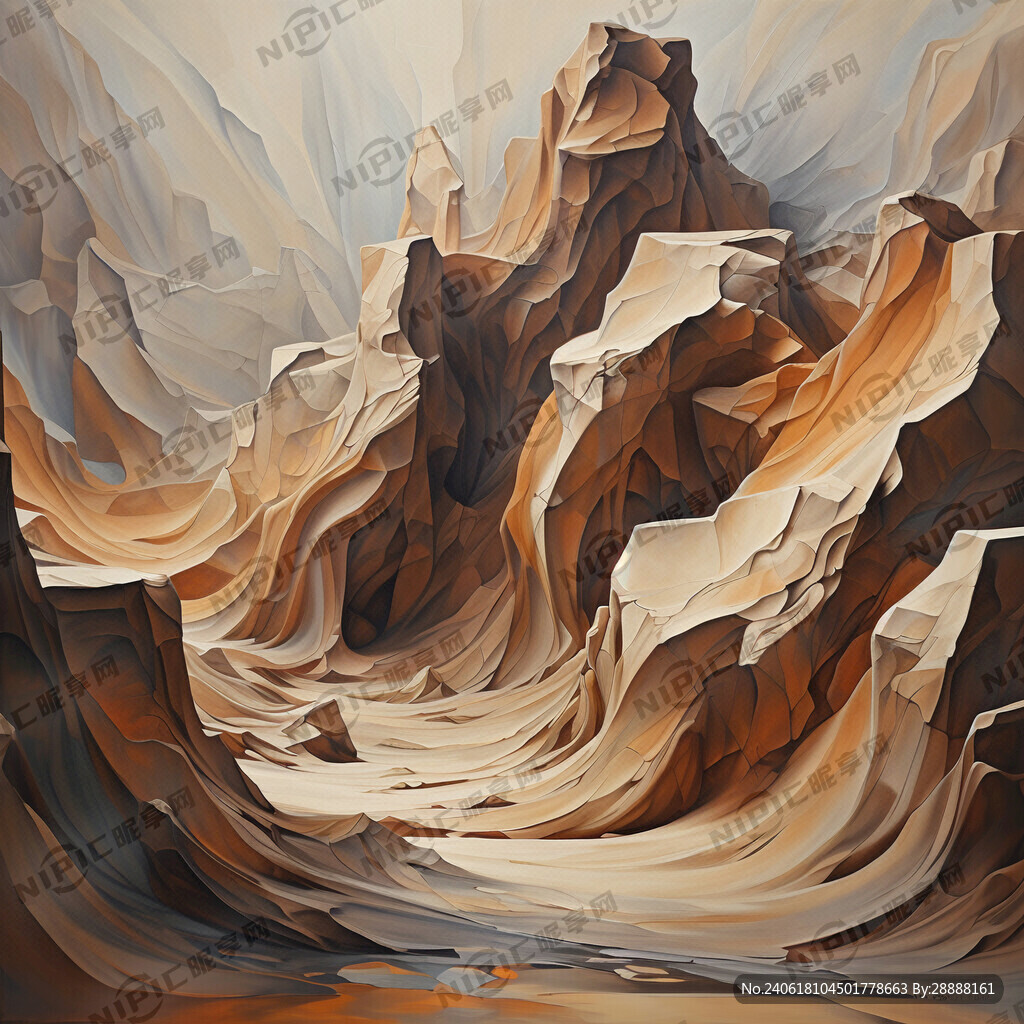 砂岩 机理 抽象 装饰画
