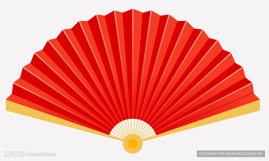 扇子矢量图