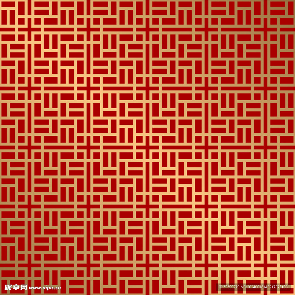 中式古典几何背景