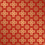 中式古典几何背景