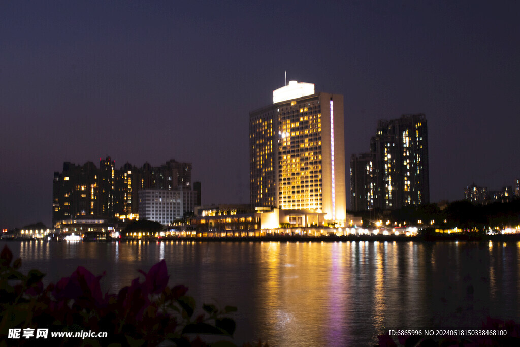 白天鹅夜景