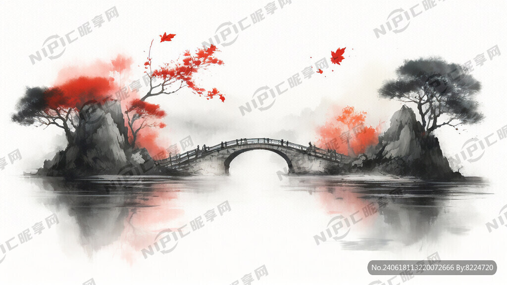 两三片绿叶桥梁