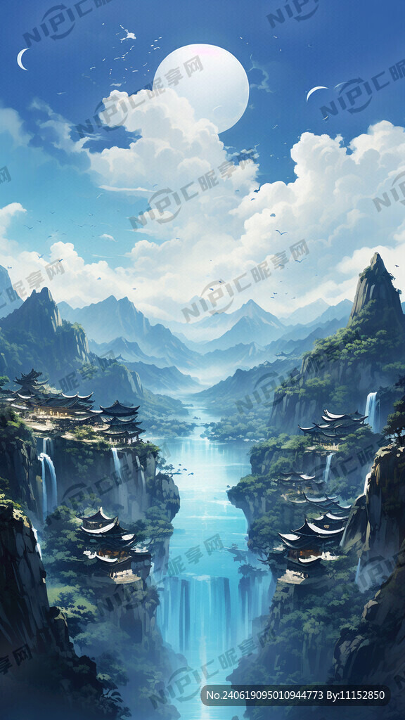 背景图 蓝色 暑假