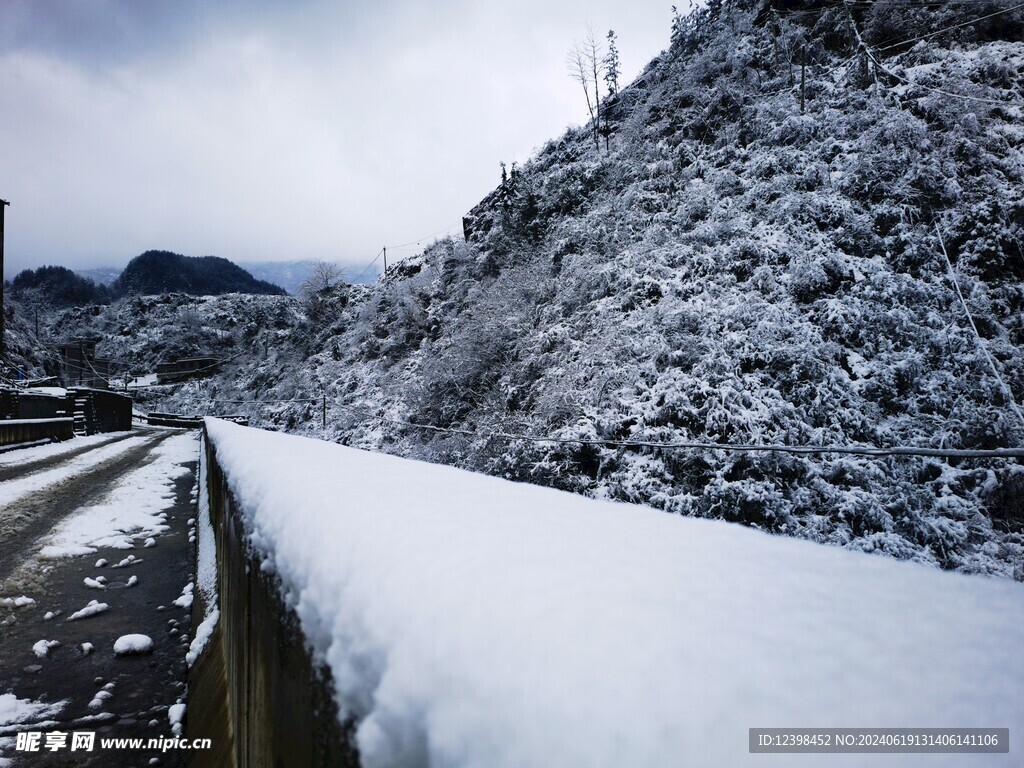 覆盖的白雪