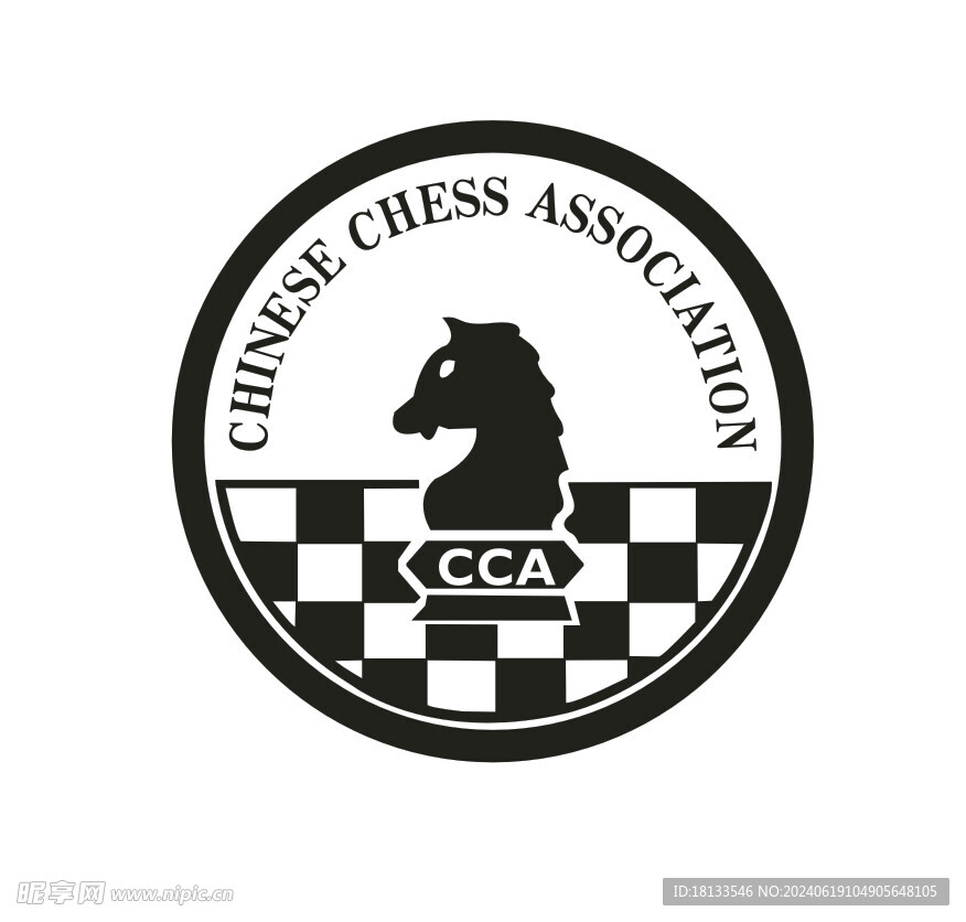 中国国际象棋协会 标志 LOG