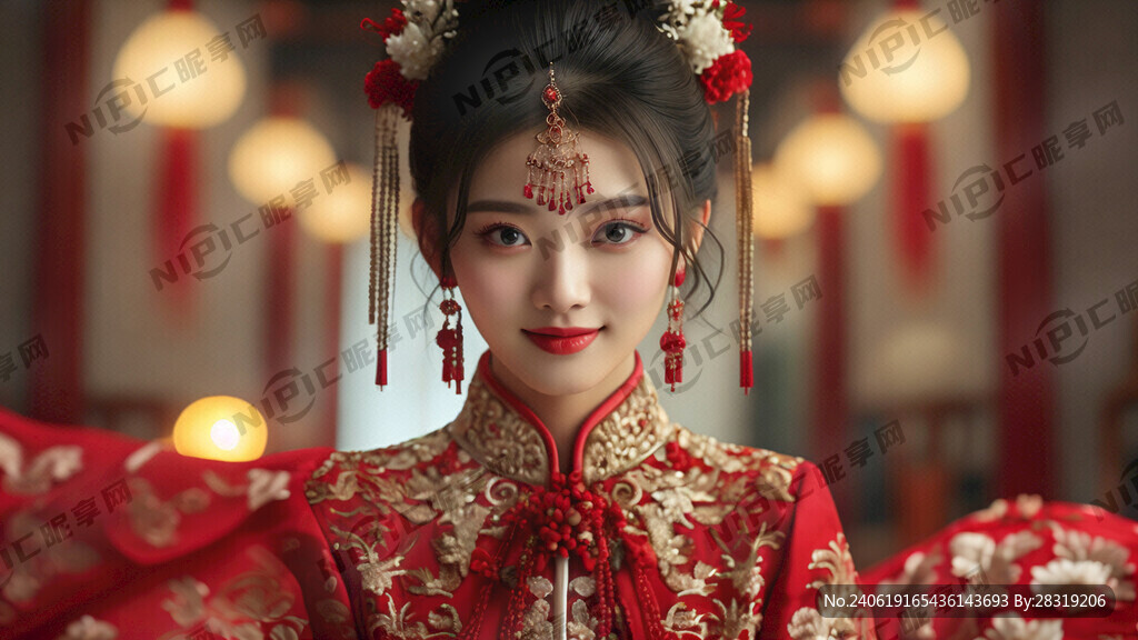 可爱的新娘
