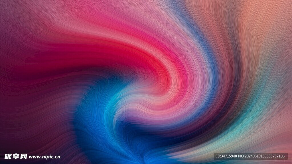彩色螺旋抽象造型