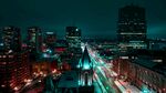 夜晚城市交通光线