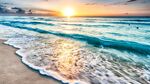 海滩与海浪风光