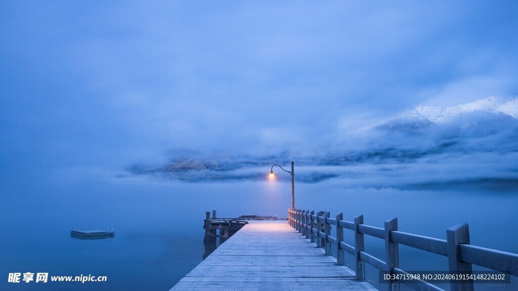 冬日的海景