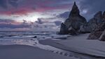 海滩与海浪风光