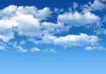 蓝天 素材  白云图片