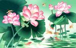 中式花鸟壁画         