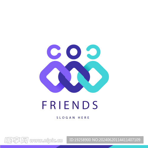 图形变形logo