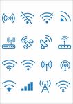 信号wifi无线网无线电图标