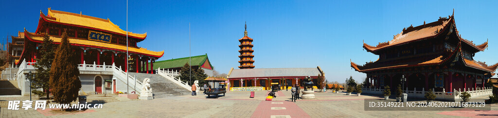 兰西东林寺风景