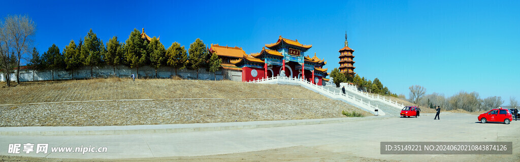 兰西东林寺风景