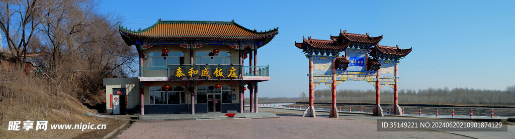 兰西东林寺风景