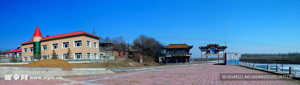 兰西东林寺风景