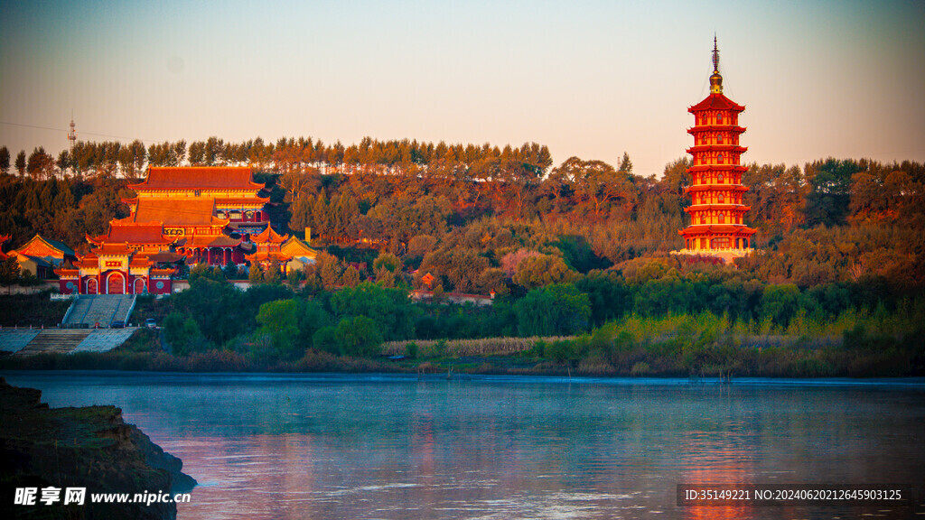 兰西东林寺风景