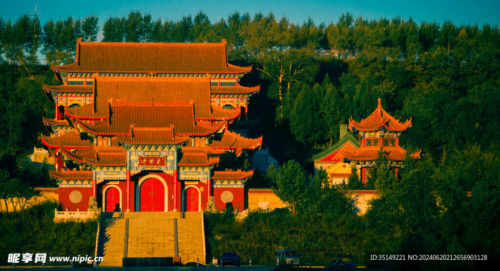 兰西东林寺风景