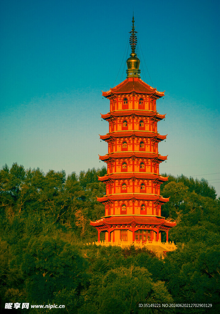 兰西东林寺风景