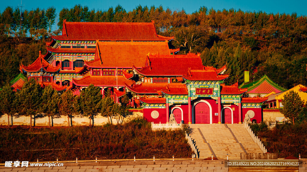 兰西东林寺风景