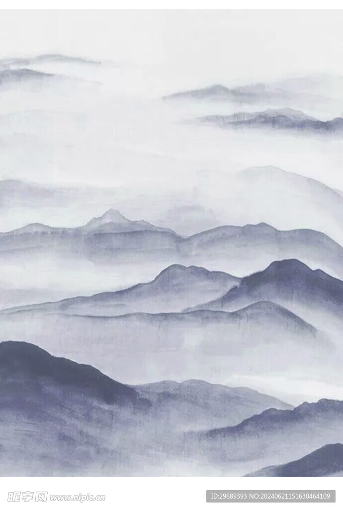 国风远山素材