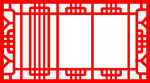 中式框