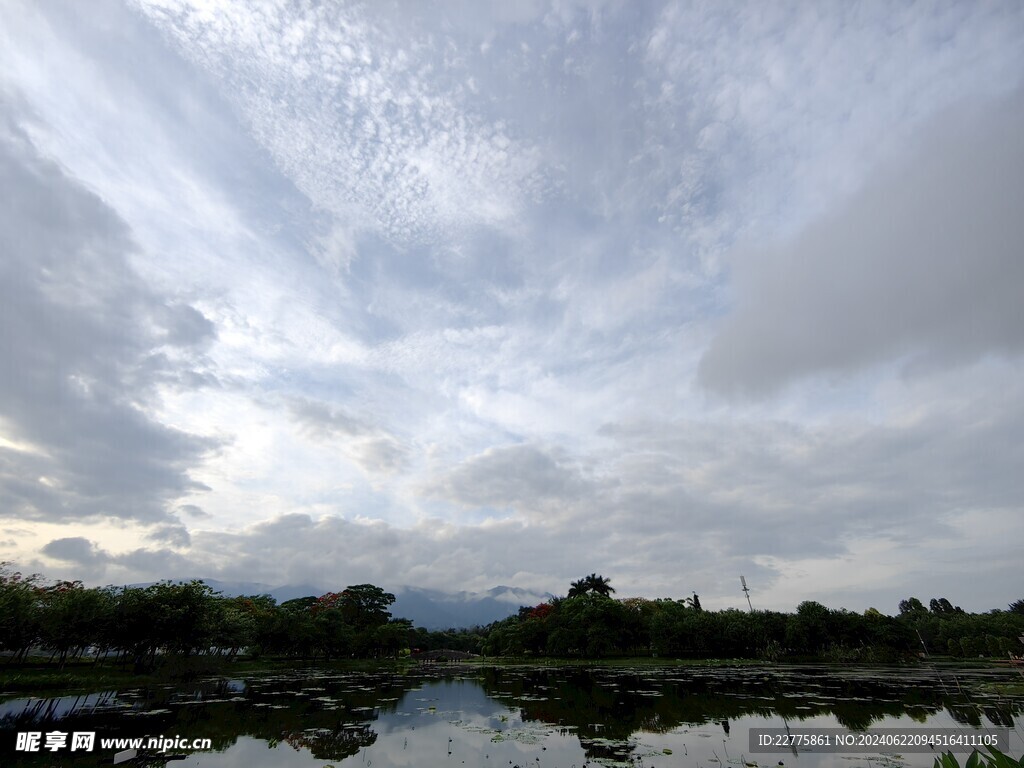 广东肇庆端州牌坊公园景区景色