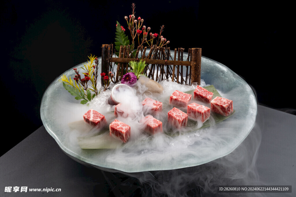雪花牛肉粒