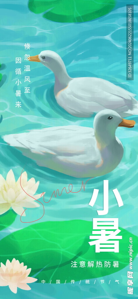 小暑海报